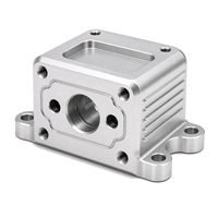 Boîtier de capteur en aluminium 6061 usiné sur mesure par CNC, tolérance de 0,01 mm, pièces usinées CNC de précision, service d'usinage CNC