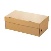OEM Dynamics Emballage avec couvercle à rabat Carton Kraft Papier Flip Boîte à chaussures Baskets Sandales Stockage Boîtes d'emballage