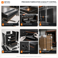 Armoire à outils industrielle modulaire, système de rangement pour atelier de course, établi de garage avec chariot mobile à 7 tiroirs