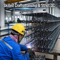 Plateau de plancher en treillis d'acier pour bâtiment de grande hauteur avec armature renforcée