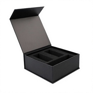 Boîtes à bougies de luxe en papier couché personnalisé, pliables, faites à la main, style livre, avec couvercle magnétique et vernissage - Product Image 3