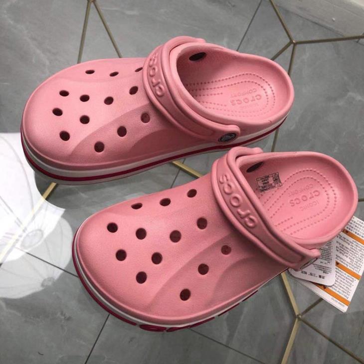 2021 Summer High Quality Croc With Logo Men Casual Plain Garden Shoes Cross Outdoor Beach Slides Sandal Fishing Wading Shoes