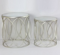 Miroir (spiegel M) Top Table Basse Ensemble de Deux Style Vente Chaude En Métal Nouveau Fer Salon Meubles Moderne Traditionnel 200 Pcs