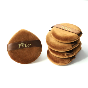 Pinkz Brown - Nueva Esponja de Maquillaje Facial de <span class=keywords><strong>Terciopelo</strong></span>, Gruesa y de Alta Calidad, para Base de Maquillaje, Accesorios de Belleza - Product Image 5