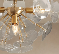 Plafonnier design E12 Nordic Branch, lampe suspendue moderne en acier pour salon et chambre à coucher