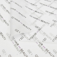 Papier de soie d'emballage cadeau jetable de haute qualité, personnalisé avec logo, impression deux couleurs, matériaux recyclés, pour vêtements