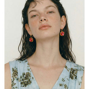 JINYOU 3714, Nuevos Aretes Cuadrados de Cristal Multicolor, Aretes Colgantes de Acero Inoxidable Chapados <span class=keywords><strong>en</strong></span> Oro, Joyería para Mujer - Product Image 5