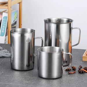 Boshengjia 304 Stainless Steel <b>Measuring</b> Cup Graduated With Handle For Coffee Baking Lab Use - Product Image 1