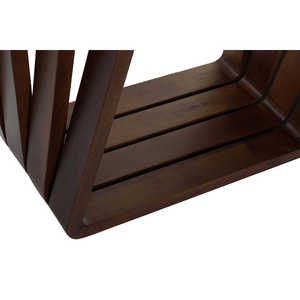 Consolle in Noce e Cristallo 145x45x75mm Naturale - Product Image 5