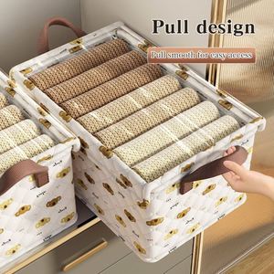 Organisateur de garde-robe Koala de dessin animé pour vêtements, organisateur de tiroirs pliable en tissu non tissé, boîte de rangement pour jeans - Product Image 2