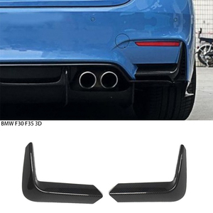 Para BMW Serie 3 F80 M3/F82 M4 Sedán, Esquina Trasera de Fibra de Carbono Estilo 3D, 2013-2019 - Product Image 1