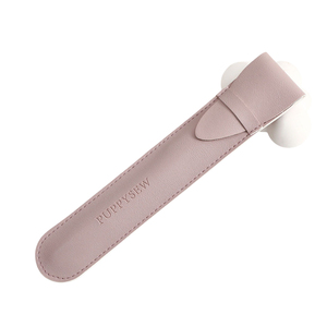 Sợi Nhỏ Vải Hai Mặt Dày Nhung Bàn Chải Lông Mày Bút Chì <span class=keywords><strong>Pouch</strong></span> Tay Áo Chủ Logo - Product Image 1