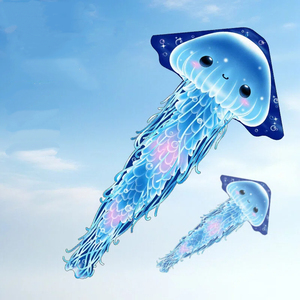 <span class=keywords><strong>Cerf</strong></span>-<span class=keywords><strong>volant</strong></span> méduse scintillant coloré, grand <span class=keywords><strong>cerf</strong></span>-<span class=keywords><strong>volant</strong></span> à longue queue magnifique pour adultes et activités familiales en plein air - Product Image 2