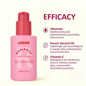 Loción Facial Hidratante y Revitalizante OEM ODM 60g con Bergamota, Jazmín y Vitamina E, Ligera, Humectante, con Logotipo Personalizado para Piel Normal - Product Image 4