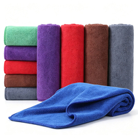 Serviettes de lavage et de séchage pour voiture en microfibre ultra douce et absorbante, plusieurs tailles (30x30cm, 70x140cm), pour le nettoyage domestique - Vente en gros