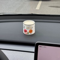 Diffuseur d'arômes liquides en plastique moderne en gros, design créatif de carte parfumée, bouteille personnalisée pour voiture