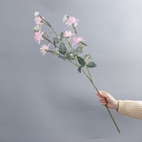 Bouquet décoratif en plastique pour la maison, le bureau, la décoration de jardin, la fête des mères, lotus, fleurs artificielles légères faites à la main
