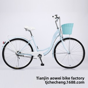 Vélo de ville urbain pour femmes de 26 pouces, léger, à une seule vitesse, fourche en acier, certifié GCC/CPC, capacité de charge de 120 kg, vitesse de 20 à 25 km/h - Product Image 4