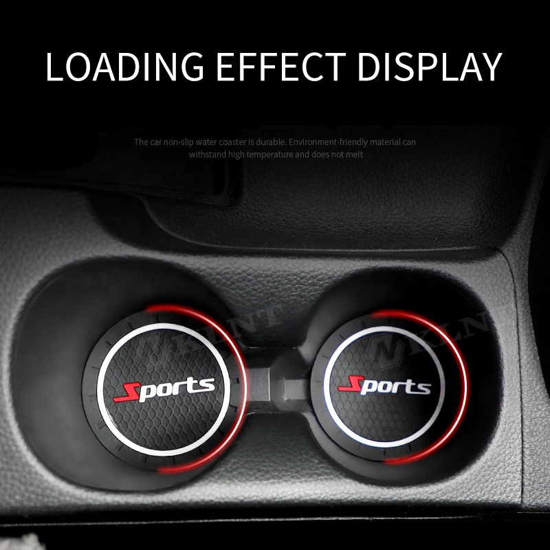 Custom Logo Car Cup Holder Mat - Automotive Interior Accessories for Jetour X70 More