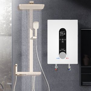 <span class=keywords><strong>Chauffe</strong></span>-<span class=keywords><strong>eau</strong></span> à commande manuelle en acier inoxydable à chauffage instantané pour salle de bain et douche, avec dispositif de sécurité, directement de l'usine - Product Image 3