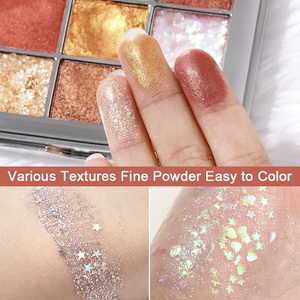 Alta calidad OEM/ODM Natural Mineral Maquillaje Sombra <span class=keywords><strong>de</strong></span> ojos Etiqueta privada Brillo Sombra <span class=keywords><strong>de</strong></span> ojos - Product Image 5