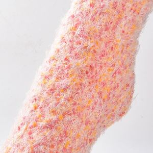 New Product breathable anti <span class=keywords><strong>slip</strong></span> customised pink girl women stocking boot soft cosy home knitter socks - Product Image 5