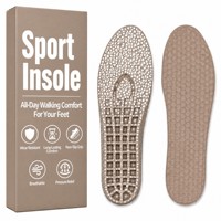 Semelles intérieures sport en mousse PU blanche AureRight, anti-fatigue, coussinets écologiques, antichocs, durables, unisexes