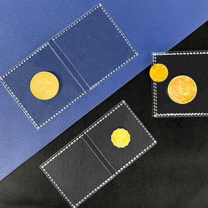 Pochette de rangement transparente pour pièces de monnaie en PET ultra-claire, lot de <span class=keywords><strong>50</strong></span> <span class=keywords><strong>pochettes</strong></span> Mylar de 2/2,5 pouces pour le stockage - Product Image 5
