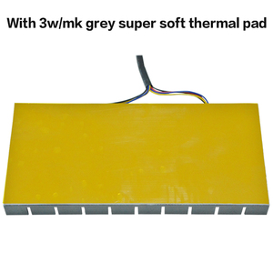 Dissipatore di calore nero CPU ventola di raffreddamento in alluminio anodizzato scheda grafica Backplane Video miglioramento delle prestazioni di raffreddamento - Product Image 5