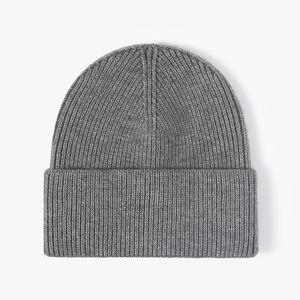 Couleur personnalisée 100% Acrylique Côtelé Haricot Chapeau Neutre Adulte Sport Bonnet En Relief Crâne Haute Hiver Poignets Tricoté Image Voyage - Product Image 4