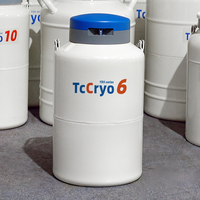 Petit récipient Dewar pour azote liquide, échantillons de laboratoire congelés, récipient Dewar cryogénique, réservoir d'azote à vendre