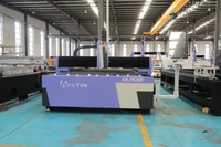 Machine de découpe laser à fibre de bureau CNC 3 axes pour tôles métalliques 1500x3000mm pour l'acier inoxydable