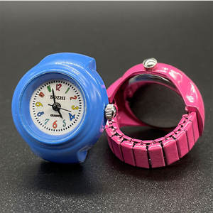Hot Fashion Design Adolescent Petit Doigt Montre Réglable Taille Libre Vintage Punk Couleur Mini Anneau Montre - Product Image 6