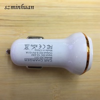 Accesorios de Carga para Auto, Cargador de Auto Doble USB con Pantalla, 2 Puertos USB, 3.1A, Cargador Inteligente para iPhone y Samsung