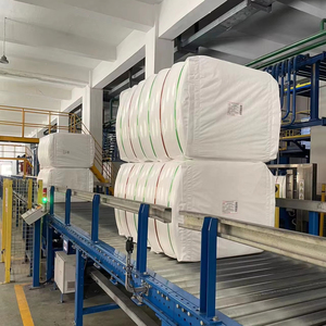 100% <b>Polyester</b> <b>Yarn</b> Raw Material PET Virgin 1.33dtex 1.56dtex 1.67dtex Semi-Dull 32mm 38mm White for Knitting - Product Image 1