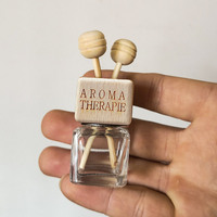 Diffuseur de parfum de luxe moderne pour voiture, flacon en verre liquide avec clip de ventilation et bâtonnets
