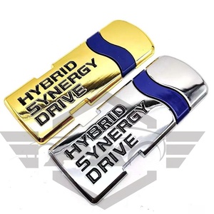 Emblema 3D de Metal Híbrido para Coche, Adhesivo para Maletero Trasero, Guardabarros Laterales, para Honda CRV, HRV, CIVIC Hybrid, Toyota Camry, <span class=keywords><strong>Crown</strong></span> - Product Image 4