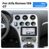 MEKEDE Reproductor Multimedia para Auto con Navegación GPS, Mapas de Google y Waze, Pantalla Táctil de 7 Pulgadas, Radio para Auto con FM RDS para Alfa Romeo 159 GT