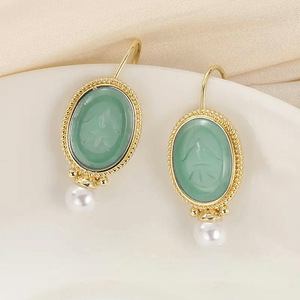 Eleganti Orecchini Pendenti con Perle Finte per Donne, Stile Foresta Fresca, Gioielli per Uso Quotidiano - Product Image 5
