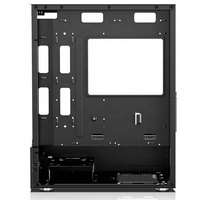 Boîtier PC Gaming ATX Personnalisable avec Panneau Latéral en Verre Trempé, Effet Vue Panoramique, Châssis de Bureau ATX en Stock