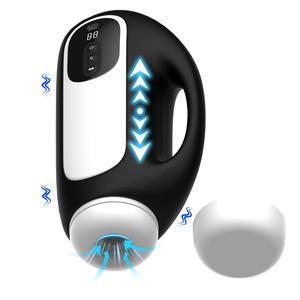 Masturbador Automático Telescópico con Vibración y Succión para Hombres, Copa de Avión - Product Image 1