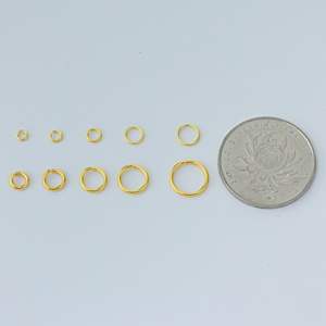 Anneau de jonction ouvert en <span class=keywords><strong>argent</strong></span> sterling 925 plaqué or fin, accessoire pour bracelet et collier, pour fabrication artisanale DIY - Product Image 6