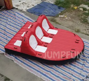 JUMPFUN 6 personnes gonflable eau jouer équipement bande <span class=keywords><strong>Wagon</strong></span> gonflable remorquable adultes eau jouets - Product Image 1