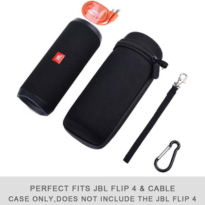 เคสสำหรับเดินทางแบบแข็งสำหรับลำโพงสเตอริโอแบบพกพา <span class=keywords><strong>JBL</strong></span> <span class=keywords><strong>Flip</strong></span> <span class=keywords><strong>4</strong></span> /<span class=keywords><strong>Flip</strong></span> 3เหมาะกับสาย USB - Product Image 4