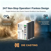 Mini-ordinateur industriel embarqué robuste, sans ventilateur, avec modules extensibles