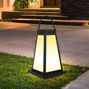 Luz LED de Camping portátil con energía Solar, aleación de aluminio impermeable, minimalista, IP65, iluminación de paisaje de césped para patio - Product Image 4