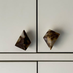 SW STONE Moderne natuurlijke rode marmeren kastknoppen Marmeren keukenkastgrepen Kleine decoratieve marmeren deurgrepen voor de slaapkamer - Product Image 3
