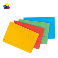 Carpeta de Documentos Expandible con Media Solapa, Ecológica, Azul, Paquete de 10, 345x226mm, Venta al Por Mayor de Fábrica