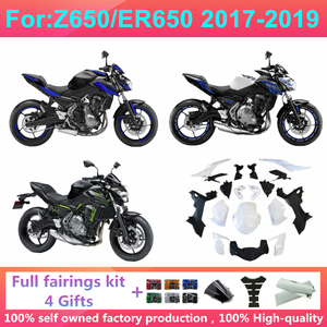 Kit de carénage moulé par injection pour moto en plastique compatible Z650 Zr650 Er650 Z 650 2017 2018 2019 Kits de carénages de carrosserie Zxmt Z650/er - Product Image 1