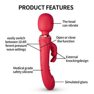 Frauen realistische Dildo Vibrator G-Punkt wasserdichte Zauberstab Dildo Vibrator wiederauf ladbare Vaginal Klitoris Stimulator Sexspielzeug - Product Image 6